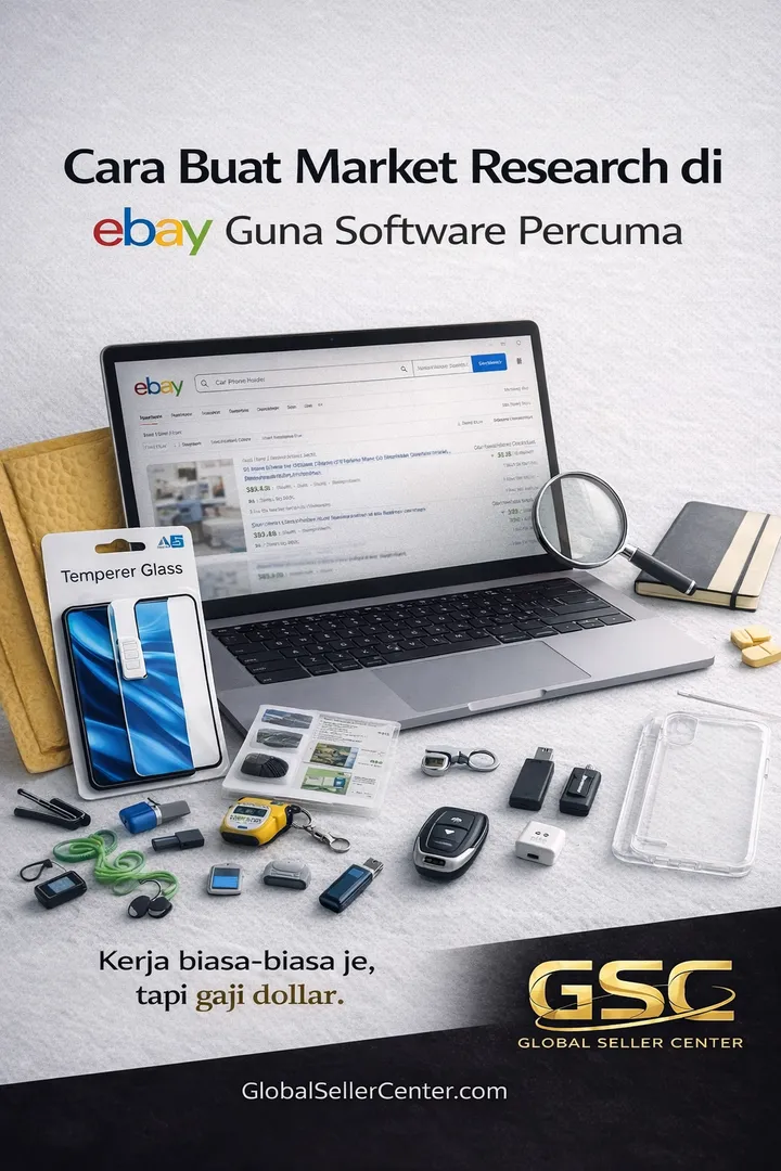 Cara Buat Market Research di eBay Guna Software Percuma