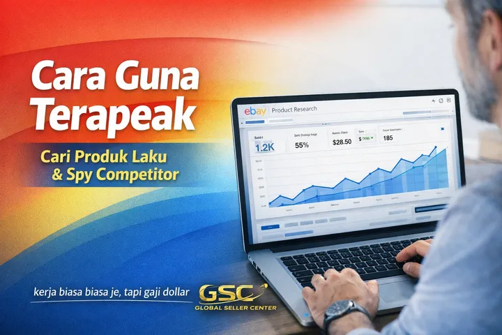 Cara Guna Terapeak Untuk Spy Competitor & Cari Produk Laku