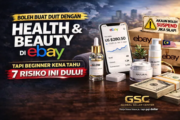 Health Beauty eBay : Risiko Sebenar Ramai Beginner Tak Sedar