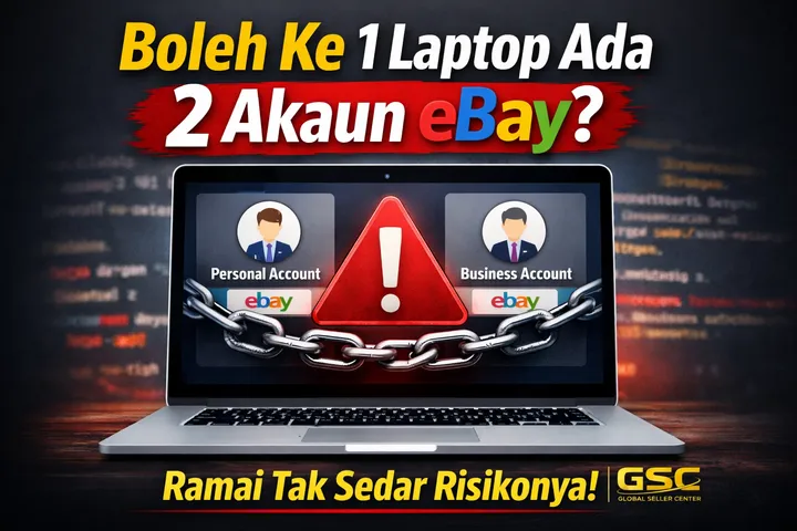 1 laptop 2 akaun ebay ? Ini Jawapan Sebenar