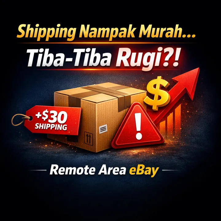 Remote Area eBay : Shipping Murah… Tapi Rugi? Ini Puncanya