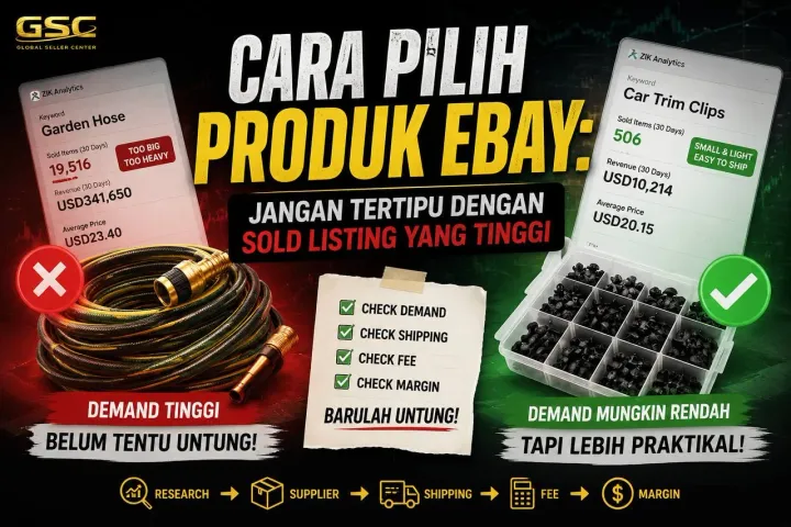 Cara Pilih Produk eBay: Jangan Tertipu Sold Listing Tinggi