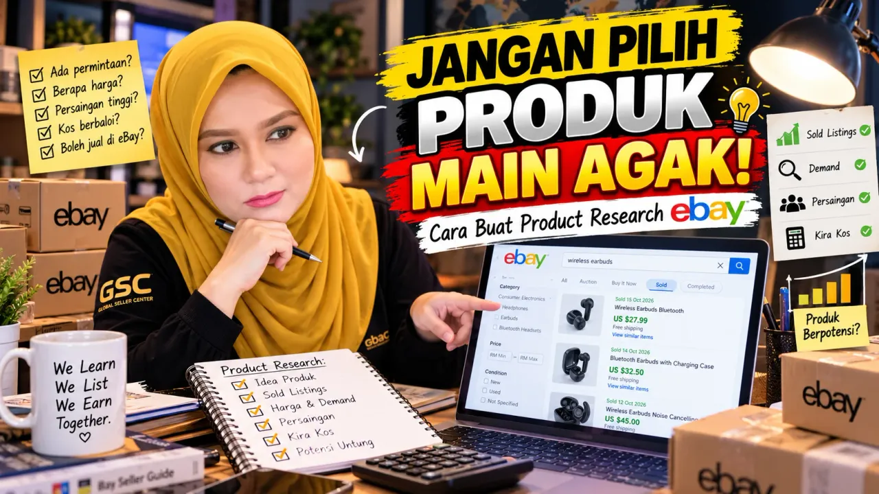 Cara Buat Product Research eBay untuk Beginner