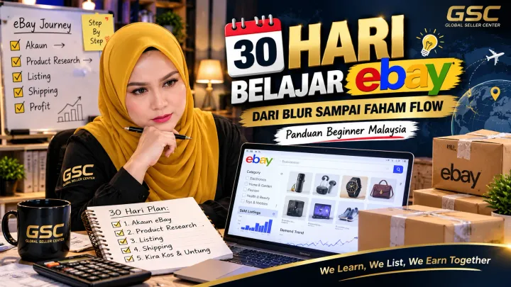Belajar Buat eBay: 30 Hari Pertama, Ini Yang Kena Buat