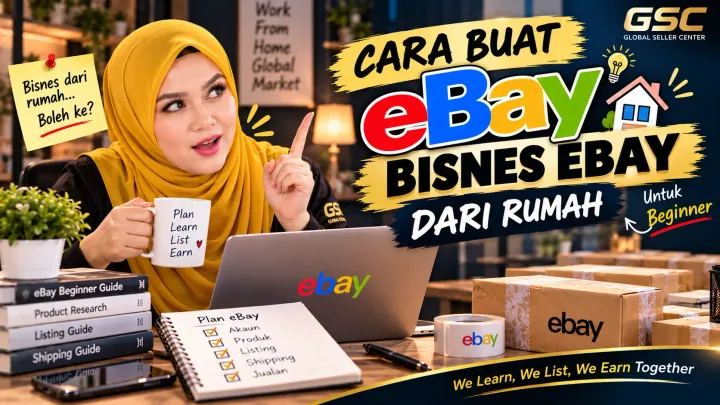 Cara Buat Bisnes eBay dari Rumah
